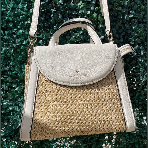 Kate Spade Woven and Leather Crossbody bag - Picture 13 of 16